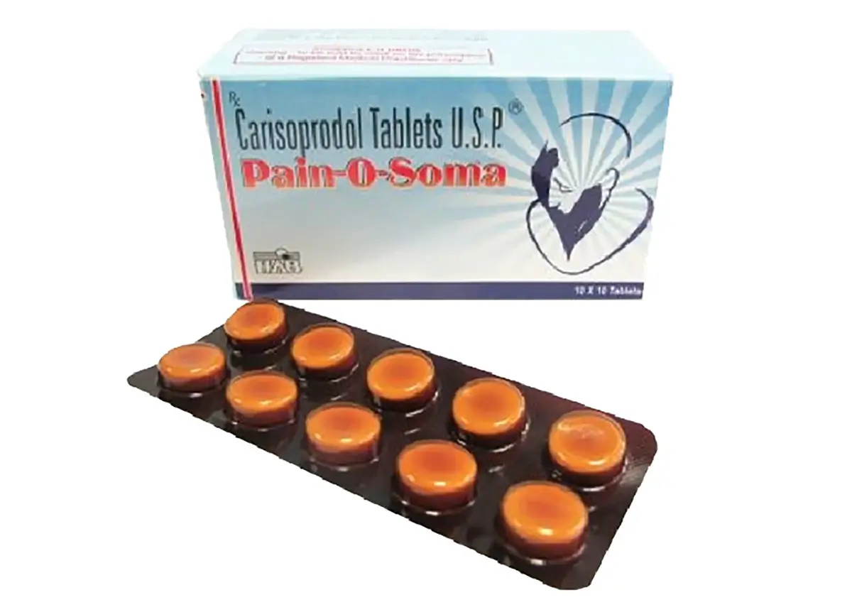 Pain O Soma 300mg (Carisoprodol)