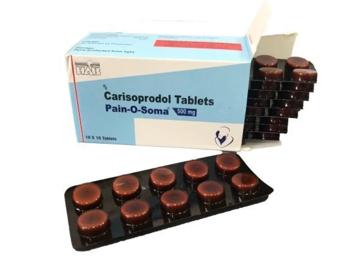 Pain O Soma 500mg (Carisoprodol)