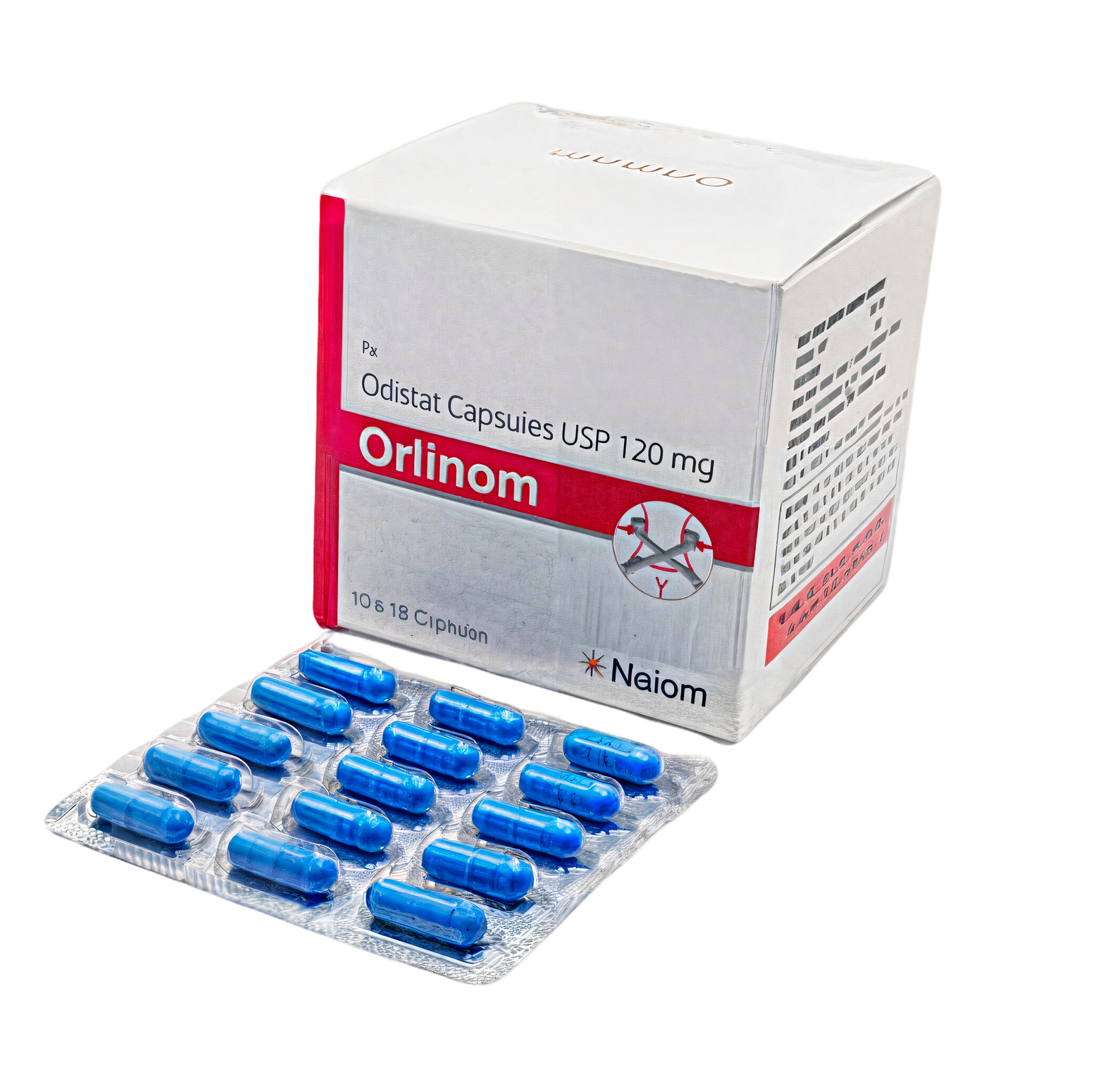 Orlinom Capsules (Orlistat 120mg)