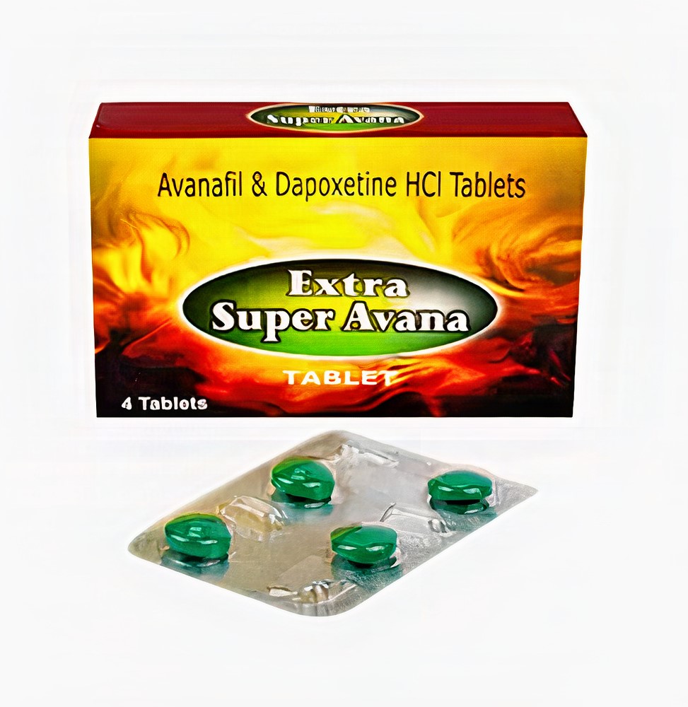 Extra Super Avana (Avanafil 200Mg + Dapoxetine 60Mg)