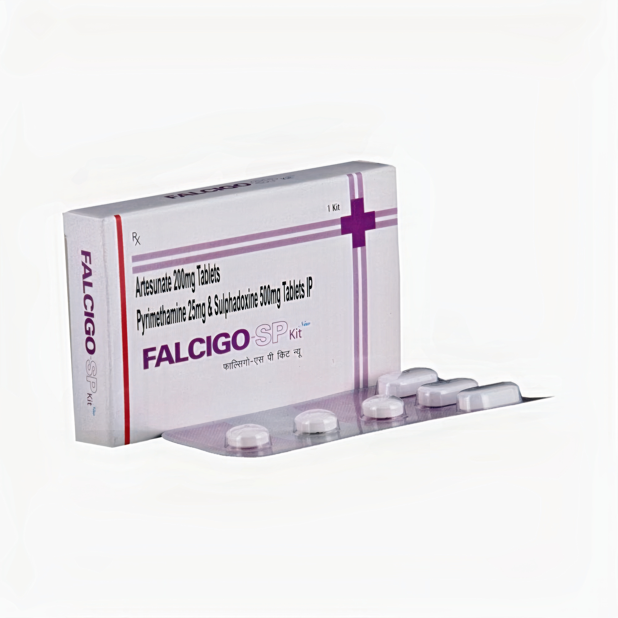 Falcigo-SP Kit (Pyrimethamine 25mg + Sulphadoxine 750mg)