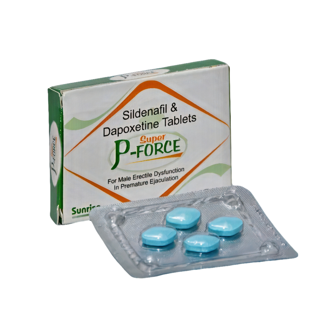 Super P-Force  ED&PE (Sildenafil 100mg + Dapoxetine 60mg)