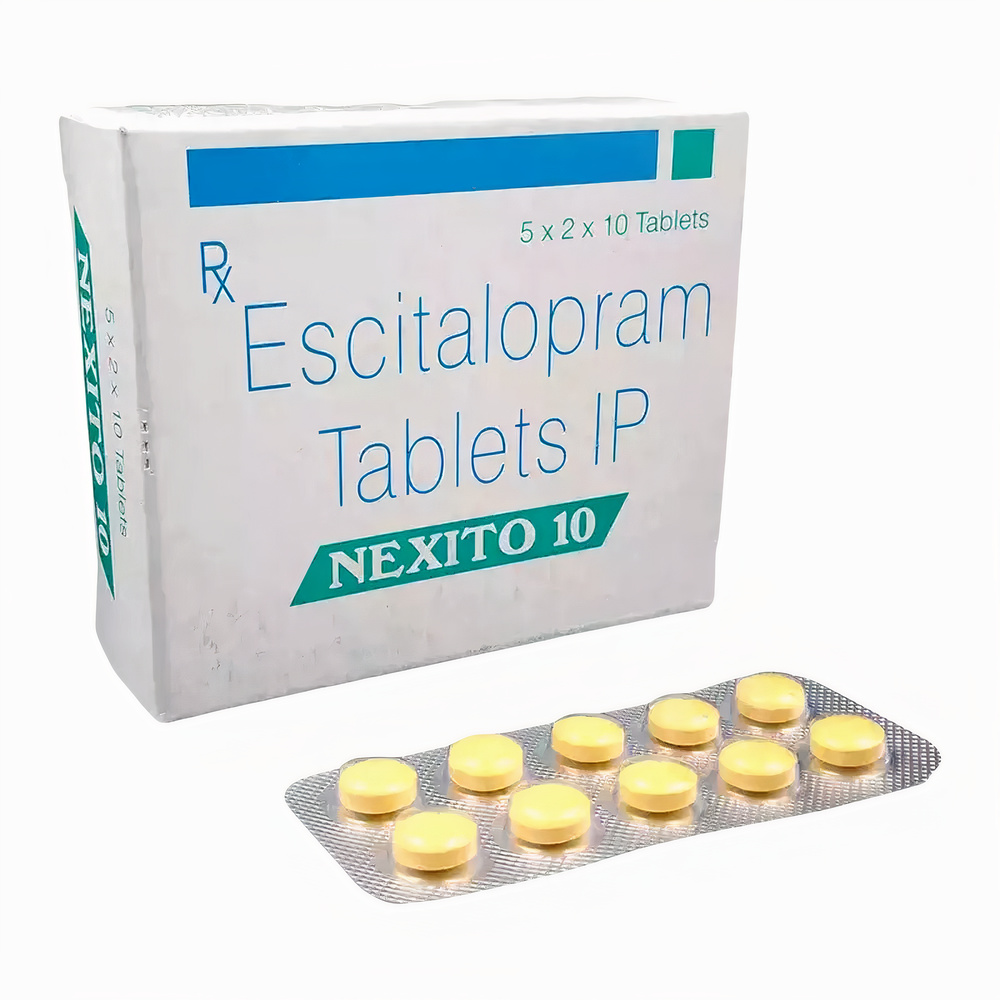 Nexito 10 (Escitalopram Oxalate 10mg.)