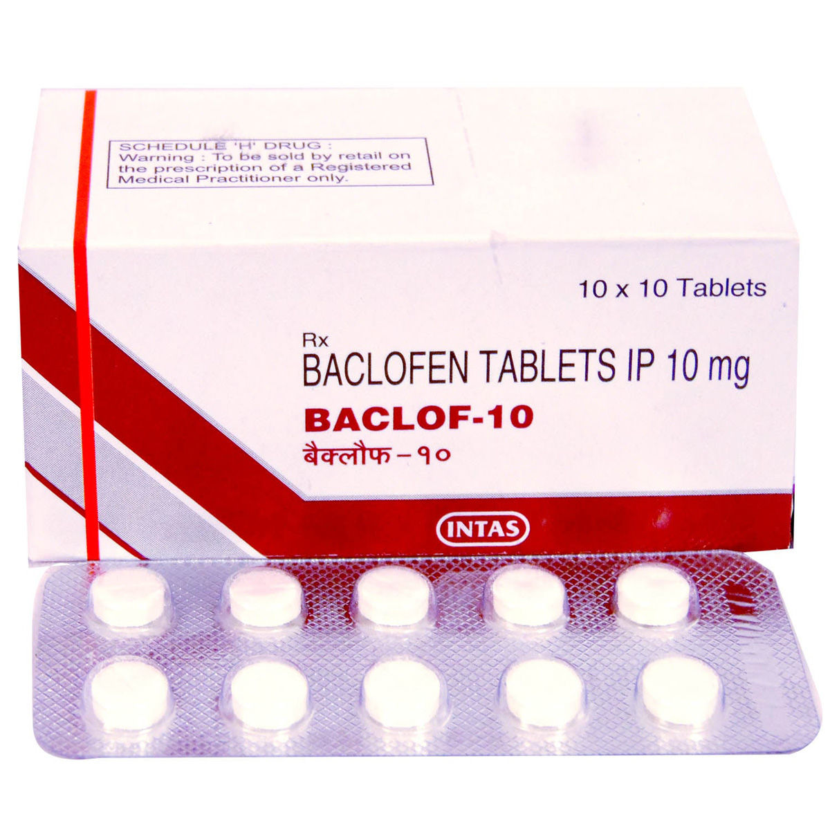 Baclof 10 Tablets (Baclofen 10mg)