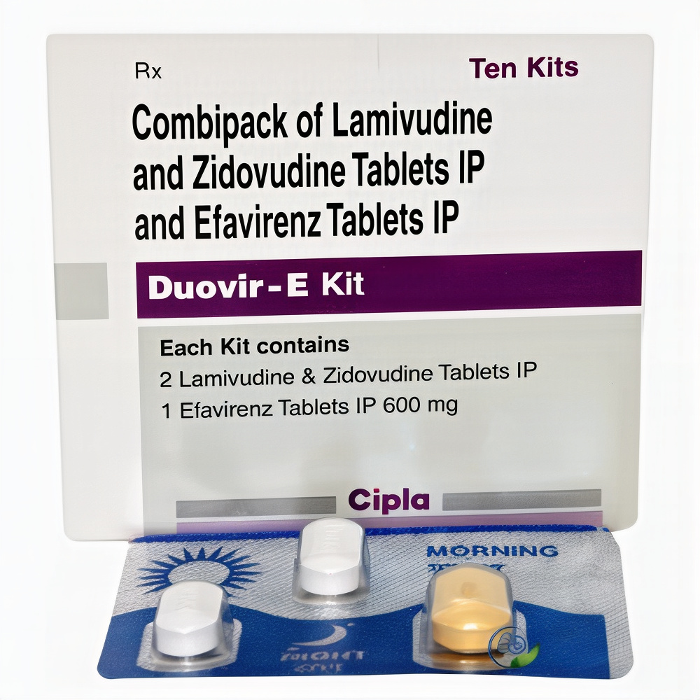 Duovir-E Kit (Lamivudine 300mg + Didanosine 400mg + Efavirenz 600mg)
