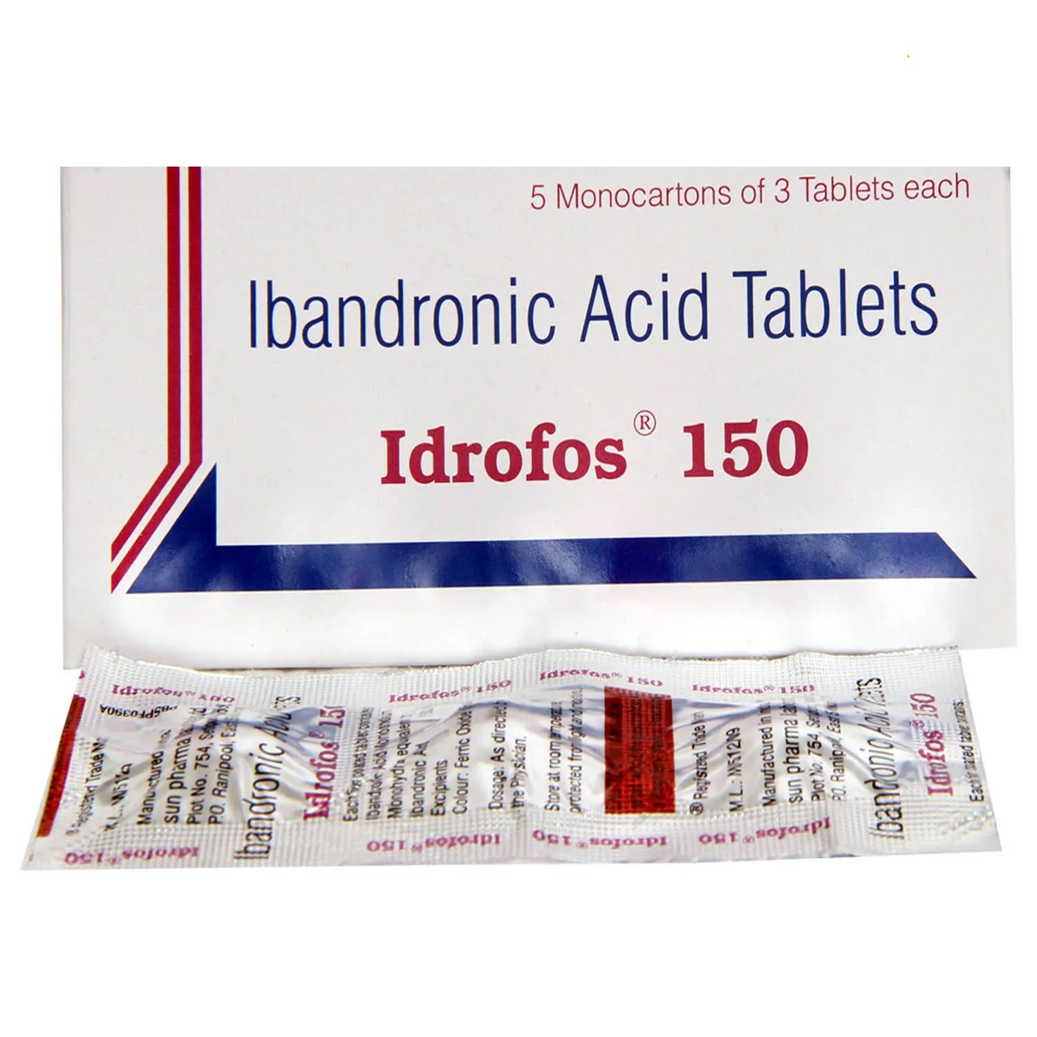 Idrofos 150 Tablet (Ibandronic Acid 150mg)
