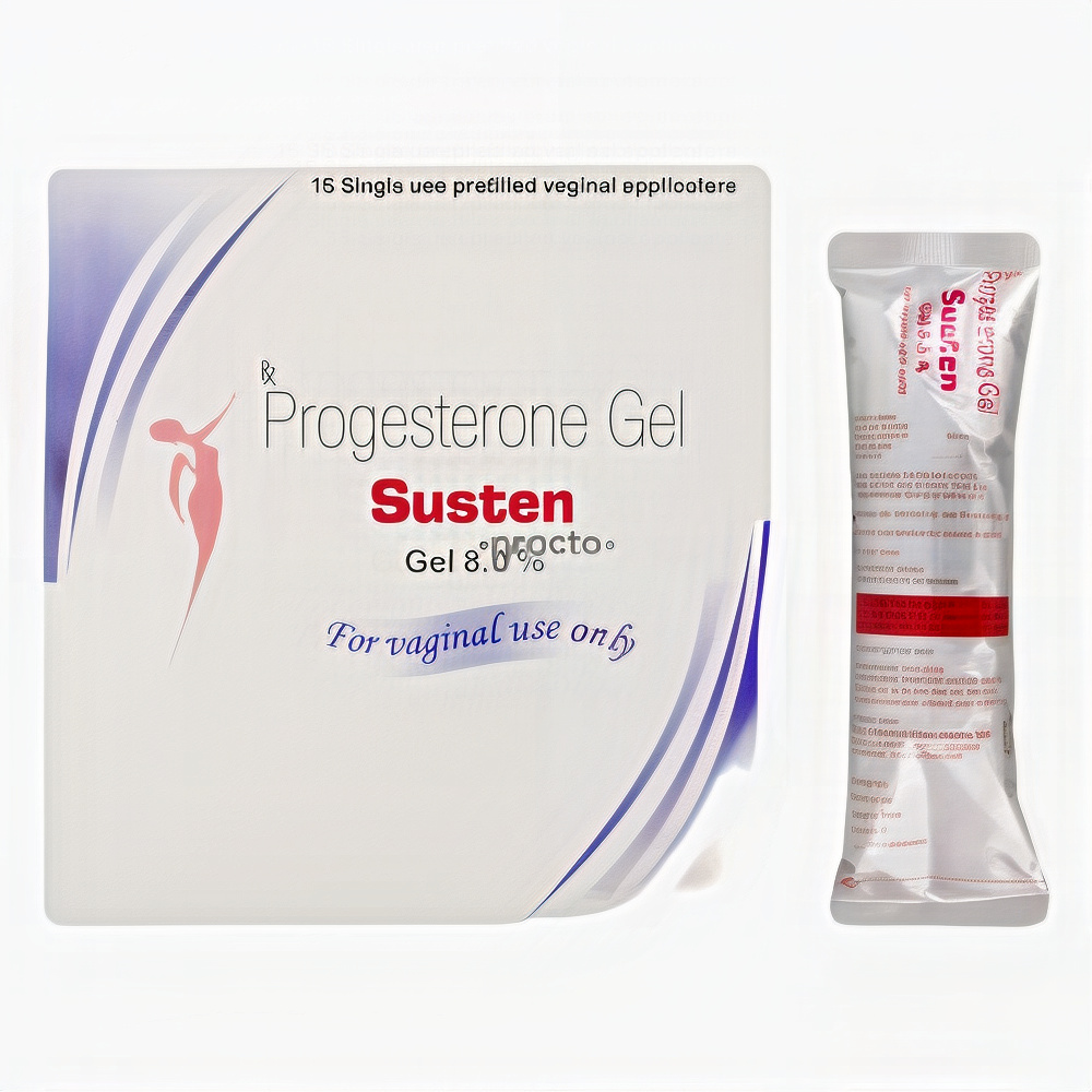 SUSTEN 8% VAGINAL GEL (Progesterone Natural Micronized 8% w/w)