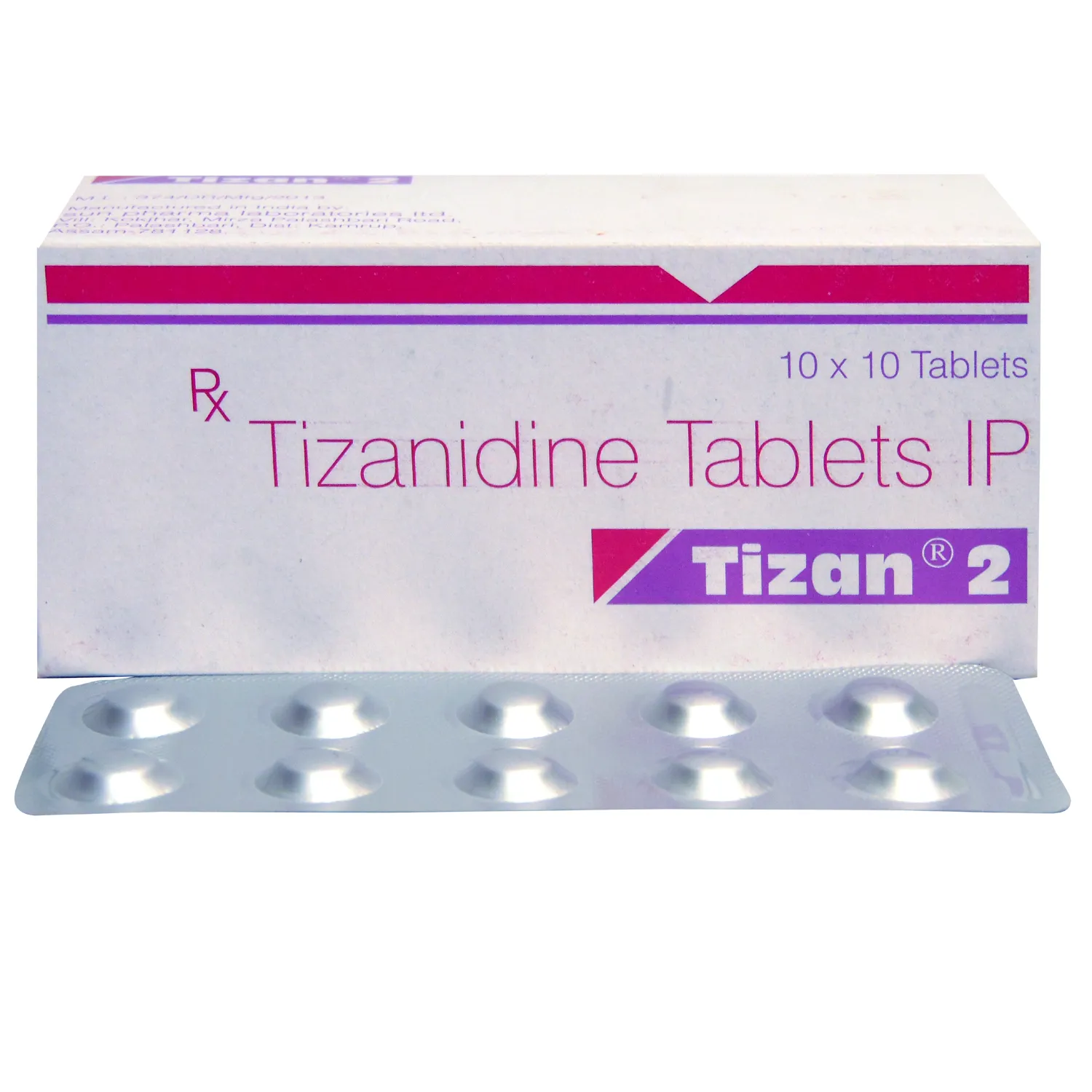 Tizan 2 Tablet (Tizanidine 2mg)