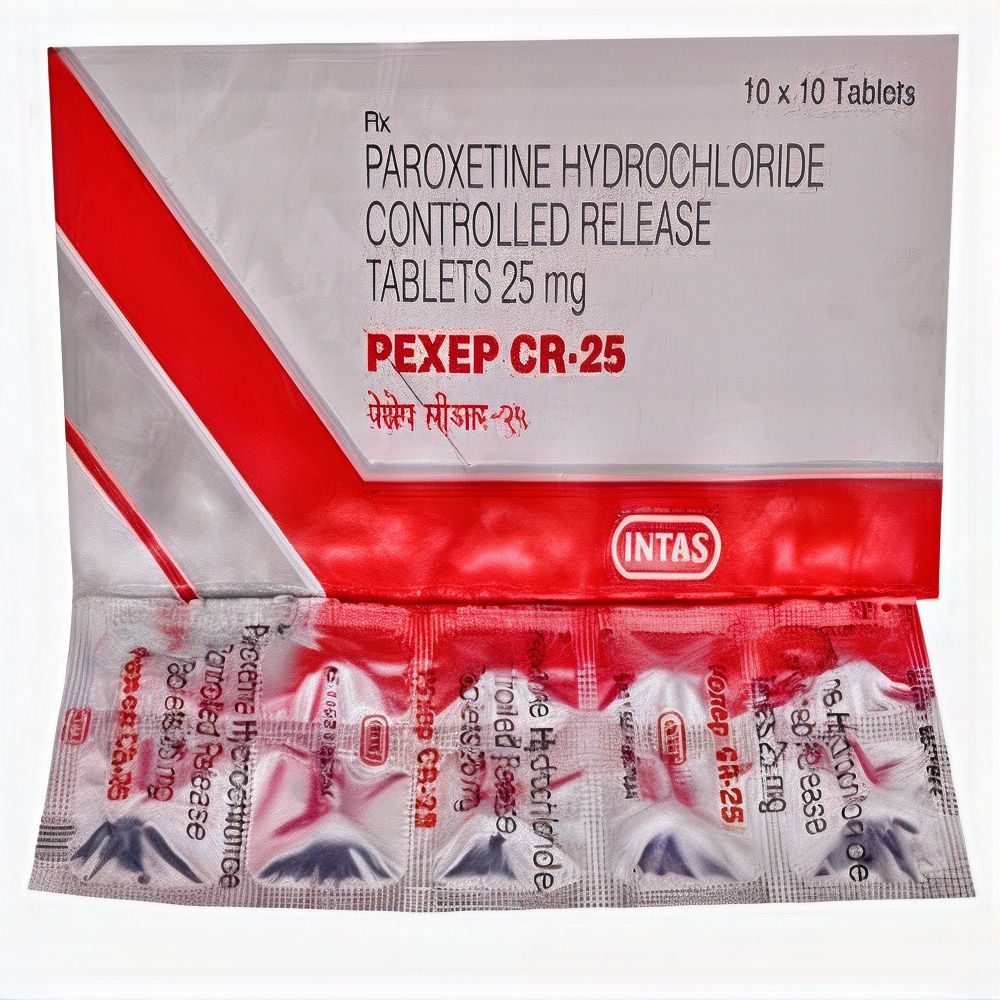 Pexep CR 25 Tablet (Paroxetine 25mg)