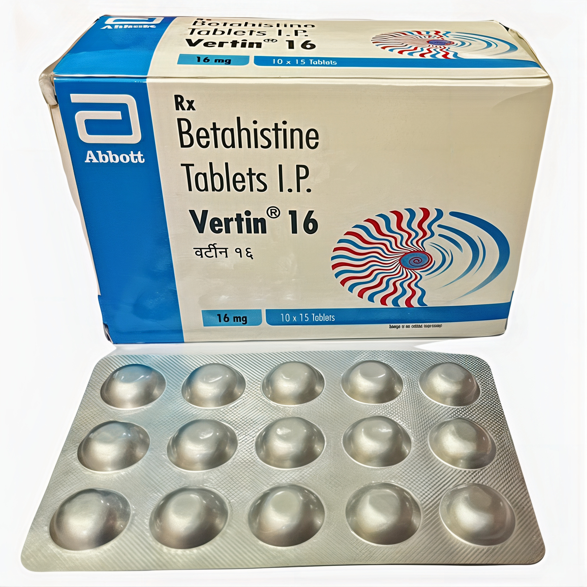 Vertin 16 Tablet (Betahistine 16mg)