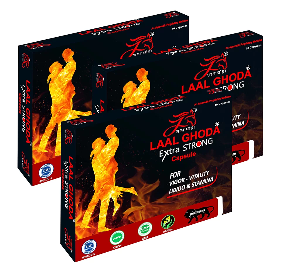 Laal Ghoda Extra Strong Natural ED Capsules for men