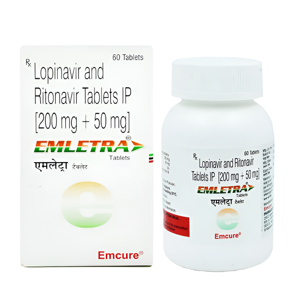 Lopinavir And Ritonavir Tablets (Ritonavir 50mg. + Lopinavir 200mg.)