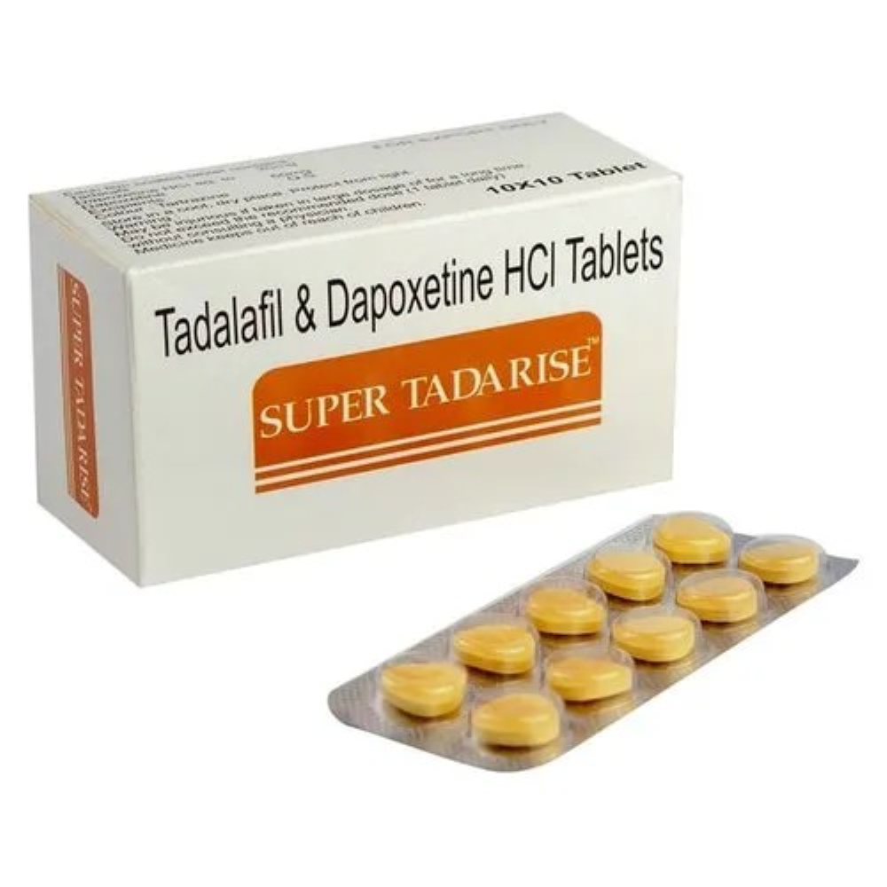 Super Tadarise 20mg/60mg Tablet (Tadalafil 20mg + Dapoxetine 60mg)