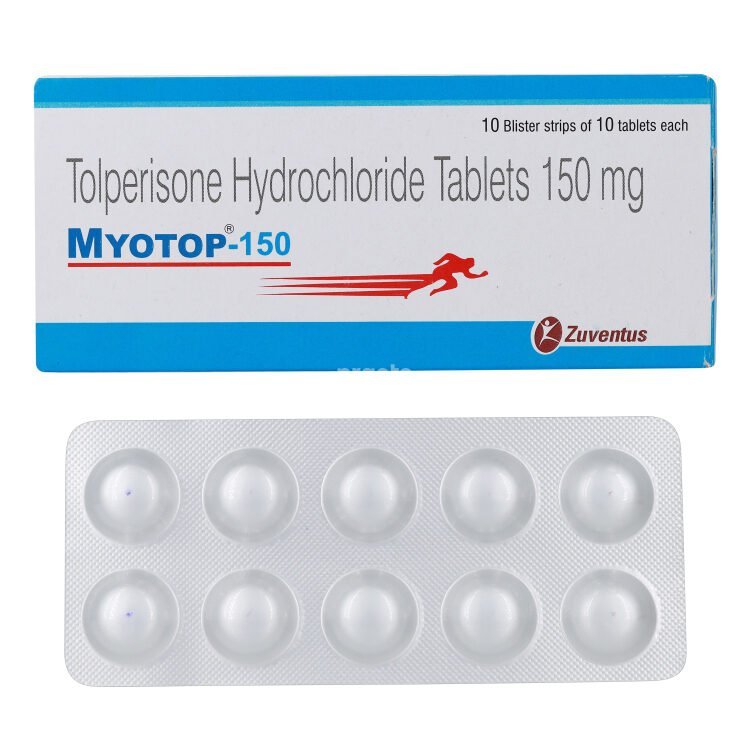 Myotop 150 Tablet (Tolperisone 150mg)