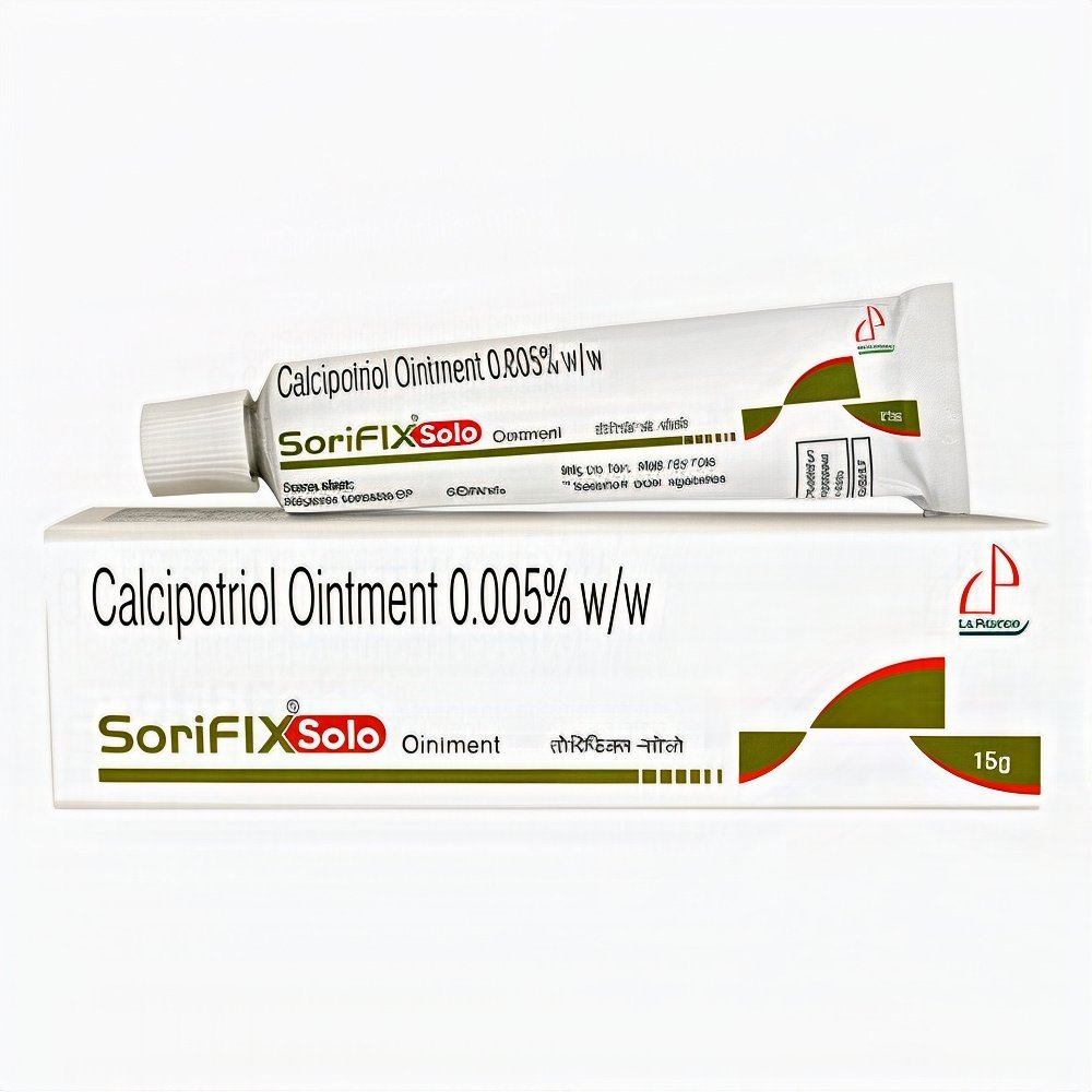 Sorifix Ointment (Calcipotriol 0.005% w/w + Clobetasol 0.05% w/w)